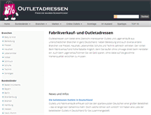 Tablet Screenshot of outlet-info.com